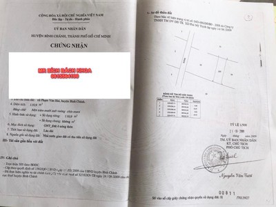 Bán đất mt an hạ, bình chánh - 900m2 giá 13 tỷ 1