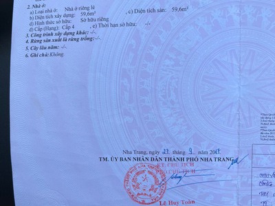 Bán nhà 03 Tầng có nội thất đường Nguyễn Biểu, P Vĩnh Hải gần biển Nha Trang. 0