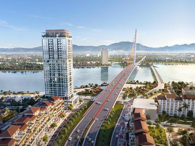Độc quyền quỹ căn Sun Cosmo 2 mặt view sông Hàn và biển Đà Nẵng chỉ từ 1,8 Tỷ Full NT 0