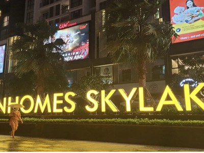 Cho thuê 2  ngủ vinhomes skylake chân tòa nhà trung tâm thương mạ 1