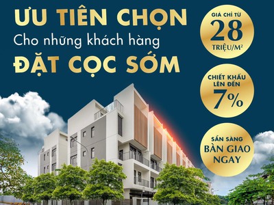 Nhà phố liền kề ngay trung tâm thành phố mới bình dương 2
