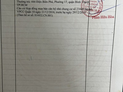 Bán căn hộ tầng trệt 65m2 tiện kinh doanh hẻm 595 CMT8 P15 Q10 8