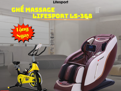 Mua Ghế Massage LifeSport LS-368   Tặng Xe Đạp Tập 0