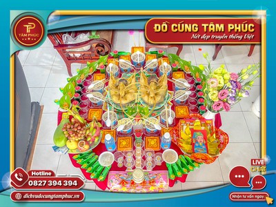 Mâm cúng thôi nôi trọn gói cho các bé. 0