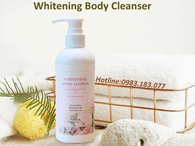 Sữa tắm trắng da Yaka Whitening Body Cleanser 0