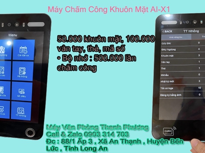 Máy Chấm Công Khuôn Mặt AI-X1 chính hãng -giá rẻ 1