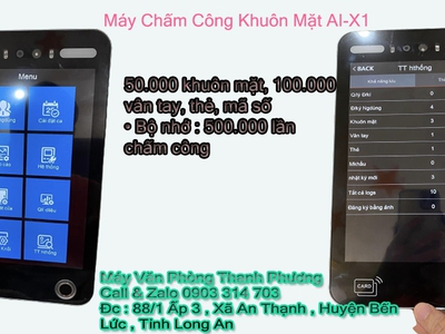 Máy Chấm Công Khuôn Mặt AI-X1 chính hãng -giá rẻ 3