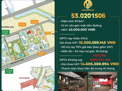 Cơ hội sở hữu shophouse trogn đại đô thị vinhomes grand park. giá chỉ 14.6 tỷ 1