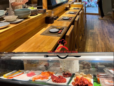 Tủ sushi- sashimi. tủ trưng bày, bảo quản thực phẩm tươi sống đã chế biến 4