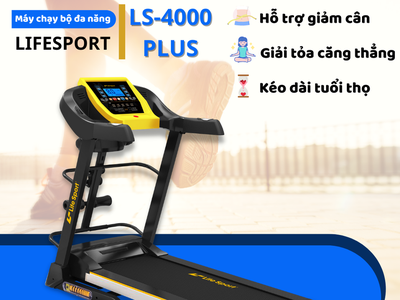 Máy Chạy Bộ Lifesport LS-4000 Plus - Giá Chạm Đáy - Giảm 45 0