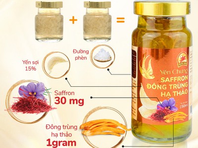 Bán hộp yến chưng saffron đông trùng hạ thảo hỗ trợ tốt cho mẹ bầu ở HCM giá rẻ freeship toàn quốc 4