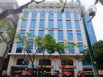 Tòa nhà văn phòng 10 tầng trần thái tông, dt 195m2, mt 11m, giá 100 tỷ, dòng tiền 160tr/th 0