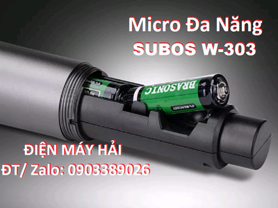 Micro đa năng Subos W-303 hàng cao cấp, chống hú, hát hay, nhẹ tiếng 1