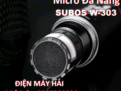 Micro đa năng Subos W-303 hàng cao cấp, chống hú, hát hay, nhẹ tiếng 2