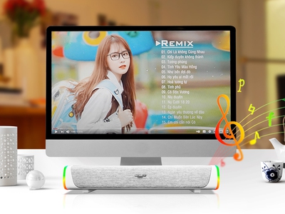 Loa Soundbar SoundMax SB201 trắng 4