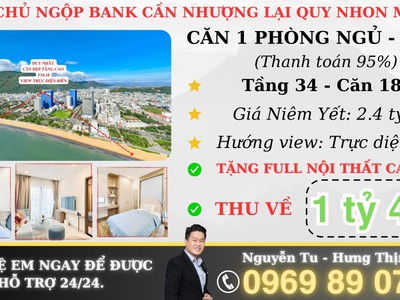 Sở hữu căn hộ ven biển quy nhơn melody - khoảng cách giữa bạn và cơn sốt bất động sản chỉ là một 0