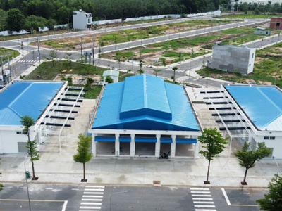 Bán cắt lỗ lô đất 100m2 gần khu công nghiệp Tân Bình Cổng Xanh, sổ sẵn thổ cư full 0