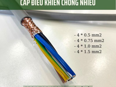 Cáp tín hiệu, cáp điều khiển chống nhiễu 4 lõi Altek Kabel 0