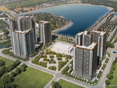 Chung cư masteri waterfront 3 ngủ rộng gần 90m2 cần bán gấp 2