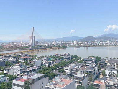 Cho thuê căn hộ Monarchy 2PN  tầng cao view sông Hàn, cầu Trần Thị Lý chỉ 10tr 0
