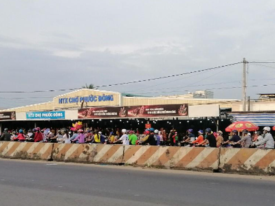 Tôi cần tiền bán gấp lô đất 100m2, giá 350tr ngay ubnd xã phước đông 1