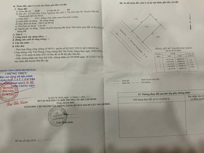 Bán đất mặt tiền hẻm xe hơi 6m Số 67/10A Đào Tông Nguyên, Thị Trấn Nhà Bè 2