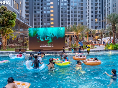 Chill hết nấc  với rạp chiếu phim nước aqua cinema 1