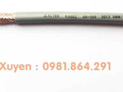 Dây cáp điều khiển 3x1.5mm2 lõi đồng chính hãng Altek Kabel 0