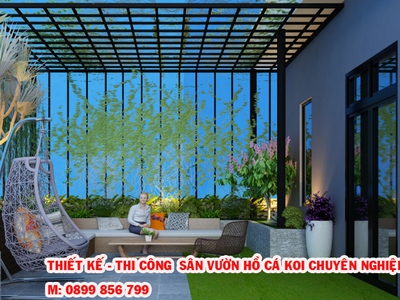 Thiết kế đẹp vn hồ Koi sân vươn hồ bơi thanh hoá 0