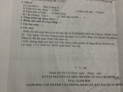 Bán nhà KP3, P.An Lạc, Q.Bình Tân, 64m2, SHR, 6,5 tỷ. 4
