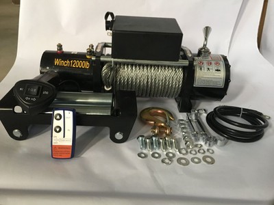 Tời Ắc Quy - Tời cứu hộ ô tô Winch - 12000lbs  5400kg 2