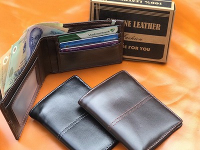Ví nappa phối chỉ - giá sỉ tại xưởng 2
