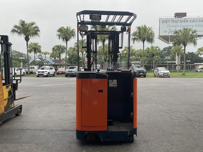 Xe nâng điện đứng lái cũ Toyota 7FBR15 nâng cao 3.3m. Sản xuất 2011 4