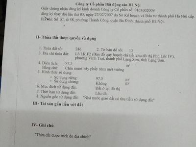 Bán nhanh căn nhà vị trí đắc địa tại  phường vĩnh trại - tp lạng sơn - lạng sơn 4