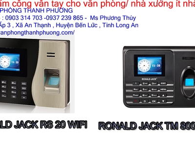 Máy chấm công vân tay có kết nối Wifi. Ronald Jack RS20 giá rẻ 0