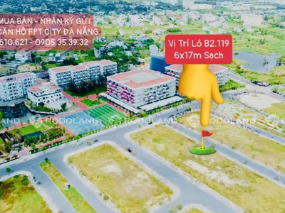 Bán đất 102m2 fpt sát trường đại học fpt đà nẵng 3