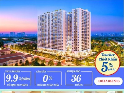 Sở hữu căn hộ chung cư giá rẻ trung tâm tp thuận an chỉ từ 105tr, miễn gốc lãi đến khi nhận nhà 0