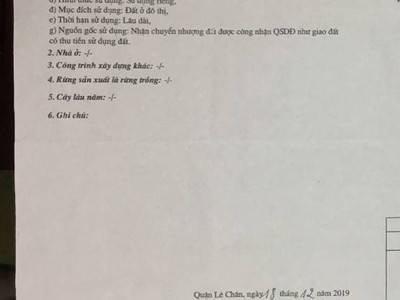 Bán nhà mặt đường đình đông vị trí cực đẹp gần lạch tray, diện tích 122m, giá 12.5 tỉ 1