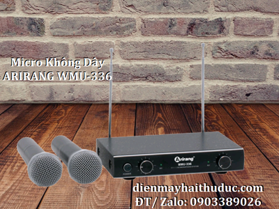 Micro không dây Arirang WMU-336 hàng chính hãng bảo hành toàn quốc 2