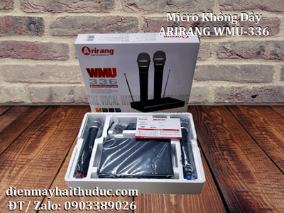 Micro không dây Arirang WMU-336 hàng chính hãng bảo hành toàn quốc 1