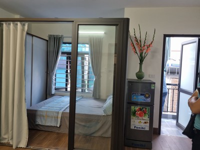 Cho thuê chdv khép kín studio 35m2 đầy đủ nội thất giá chỉ 4,5tr tại hà cầu gần quận ủy hà đông 3