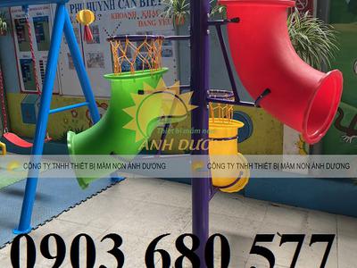 Đồ chơi trụ bóng rổ dành cho trẻ em mầm non vận động 2