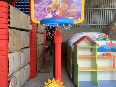 Đồ chơi trụ bóng rổ dành cho trẻ em mầm non vận động 3