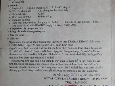 Cần bán chung cư vicoland a2 đà nẵng. vị trí vân đồn, phường nại hiên đông, quận sơn trà, đà nẵng 4