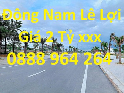 Bán đất Đông Nam Lê Lợi Đồng Hới, giá sụp hầm 2 tỷ 5xx, ngân hàng hỗ trợ vay vốn 0