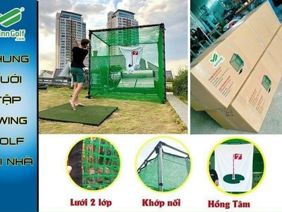 Bộ khung lều tập golf di động QUINNGOLF 0