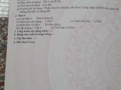 Gia  đình chuyển nơi sinh sống cần bán căn nhà tại quang trung   kon tum 3
