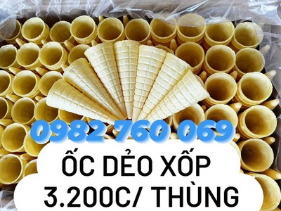 Bán vỏ kem ốc các loại: giòn, giòn xốp và dẻo xốp, gửi đi các tỉnh 6