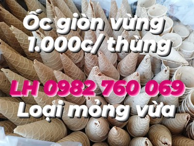 Bán vỏ kem ốc các loại: giòn, giòn xốp và dẻo xốp, gửi đi các tỉnh 4