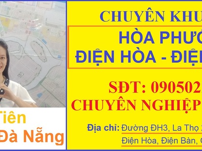Cần bán lô đất đẹp nhất tại xã Hòa Phước, Hòa  Vang, Đà Nẵng cho mức giá 8xx 5